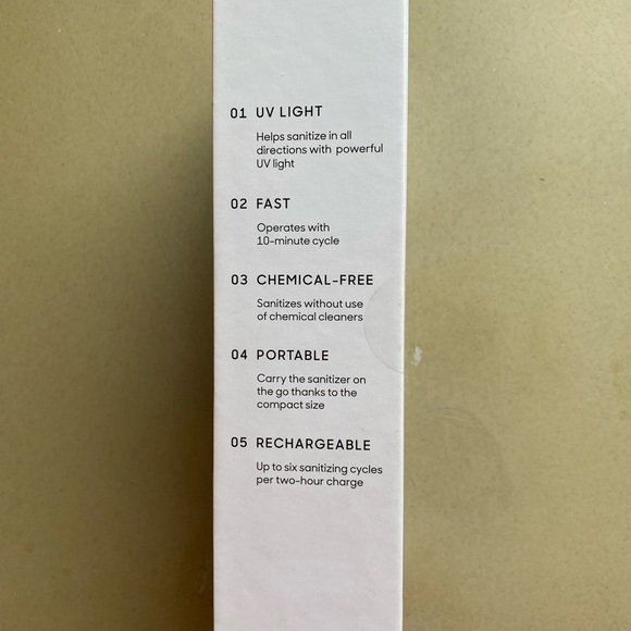 NIB sharper image uv portable lamp sanitizer - Picture 4 of 5